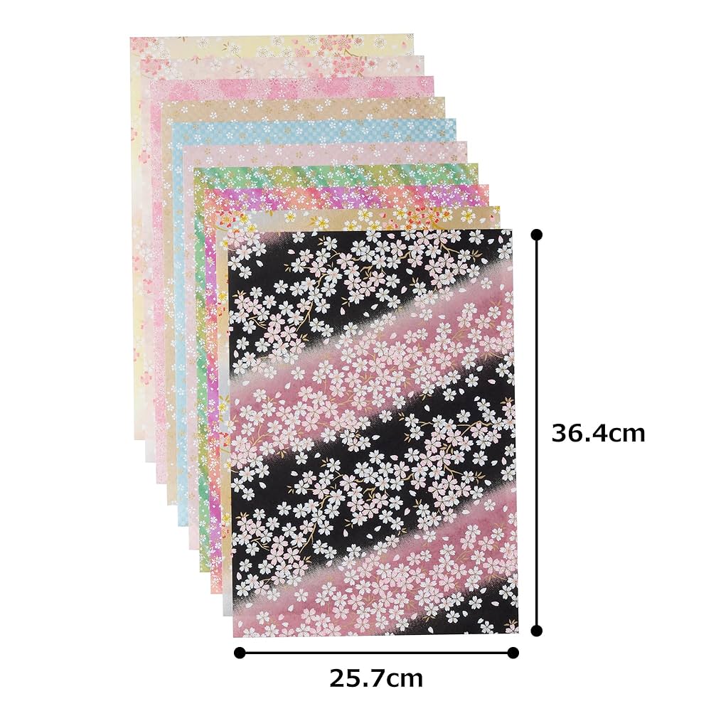 Amazon.co.jp: 【Amazon.co.jp 限定】和紙かわ澄 特撰 手染め 桜